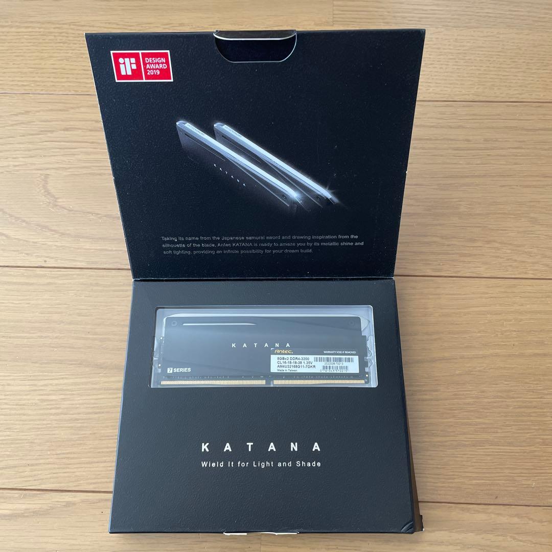 Antec KATANA 16GB 3200MHz メモリ