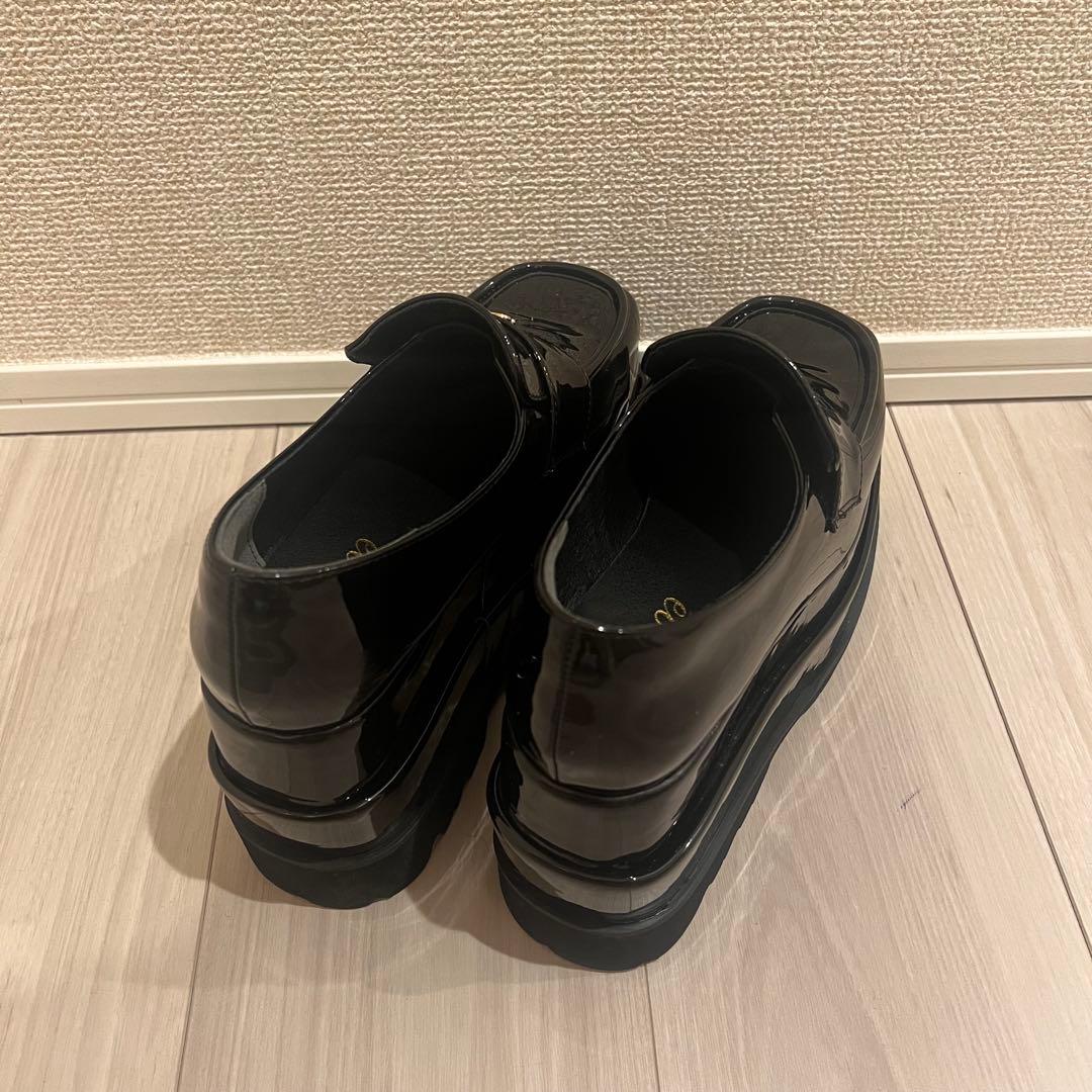 evelyn 厚底チャームローファー L 厚底ローファー スニーカー 靴 厚底