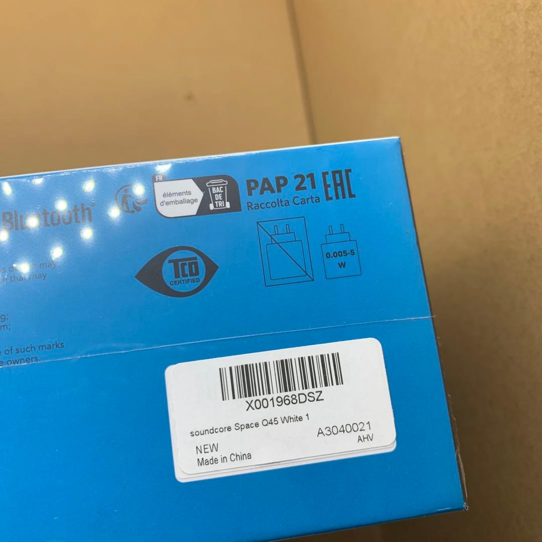 新品未開封　Anker Soundcore Space Q45 ホワイト