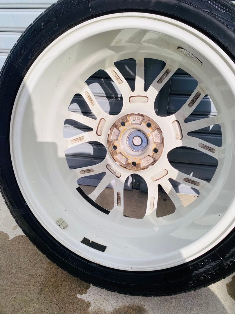 ちゃーちゃん 専用　18インチ　レオニスLV ホワイト&ポリッシュ