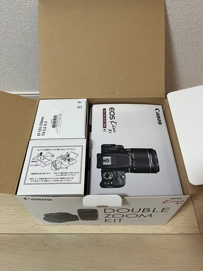 【美品】Canon EOS Kiss X7 ダブルズームキット