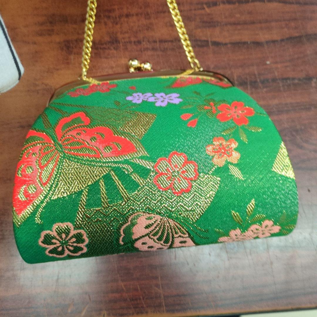 七五三はこせこセット16.5センチ未使用タグ付き緑