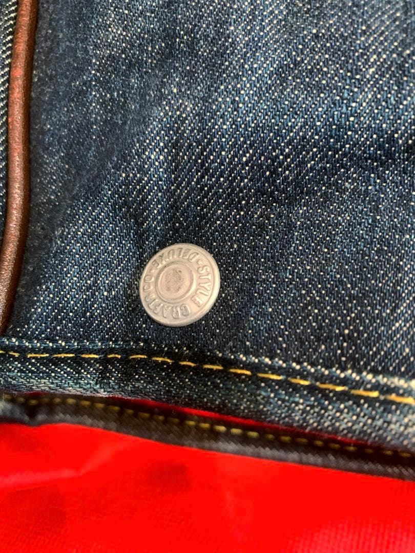 超希少　良品　エビス　エヴィス　EVISU デニム　本革レザー　かキャディバッグ