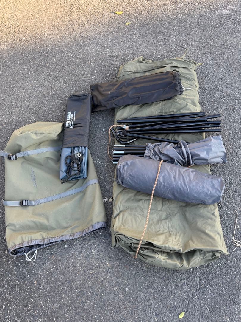 BUNDOK ソロティピー1tc 本体+フロントウォール+二股セット