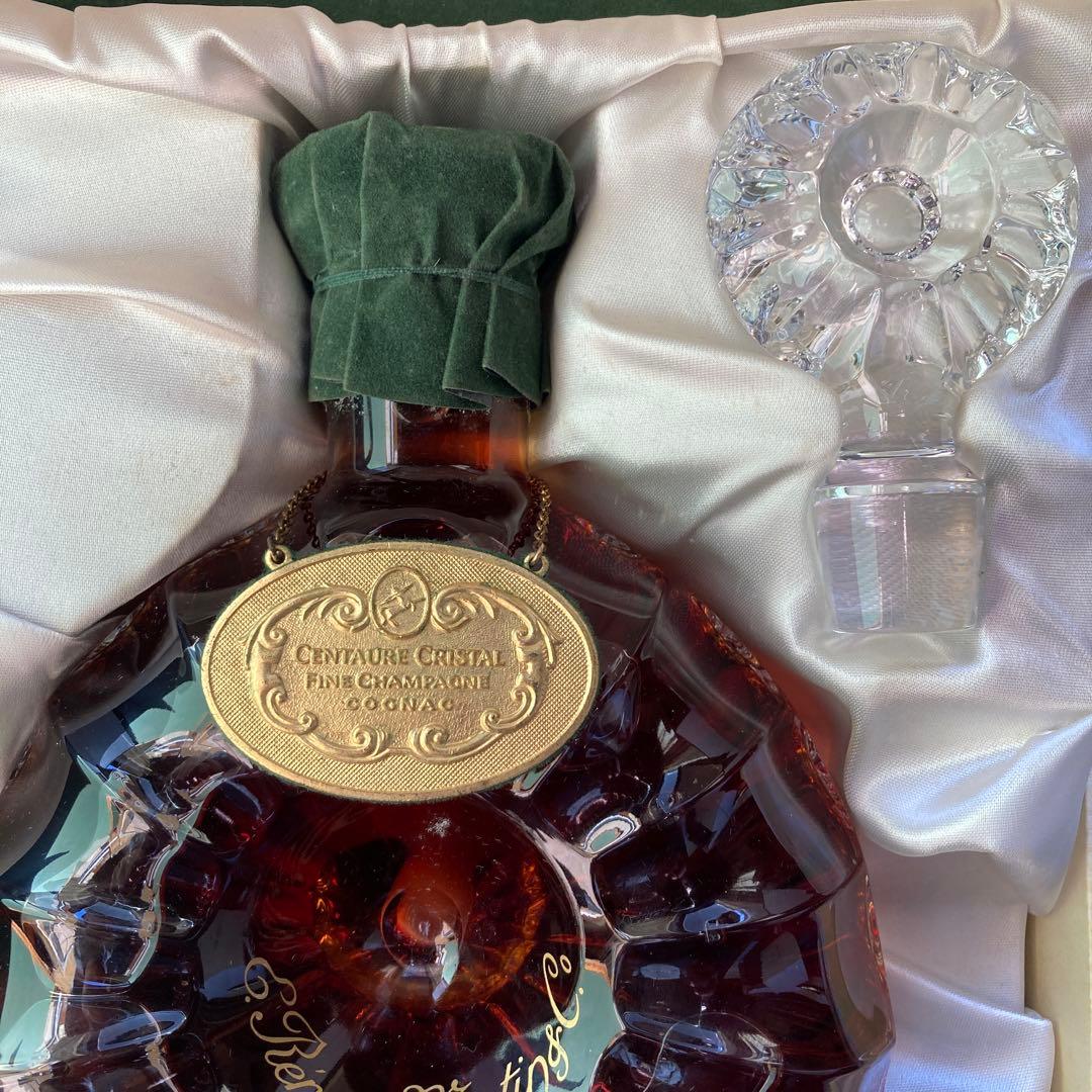 【未開栓】暗所保管レミーマルタン セントークリスタル　バカラ　外箱パッケージ付き