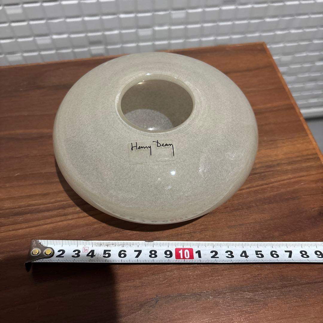Henry Dean ヘンリーディーン ヴィンテージ フラワーベース 花瓶 刻印