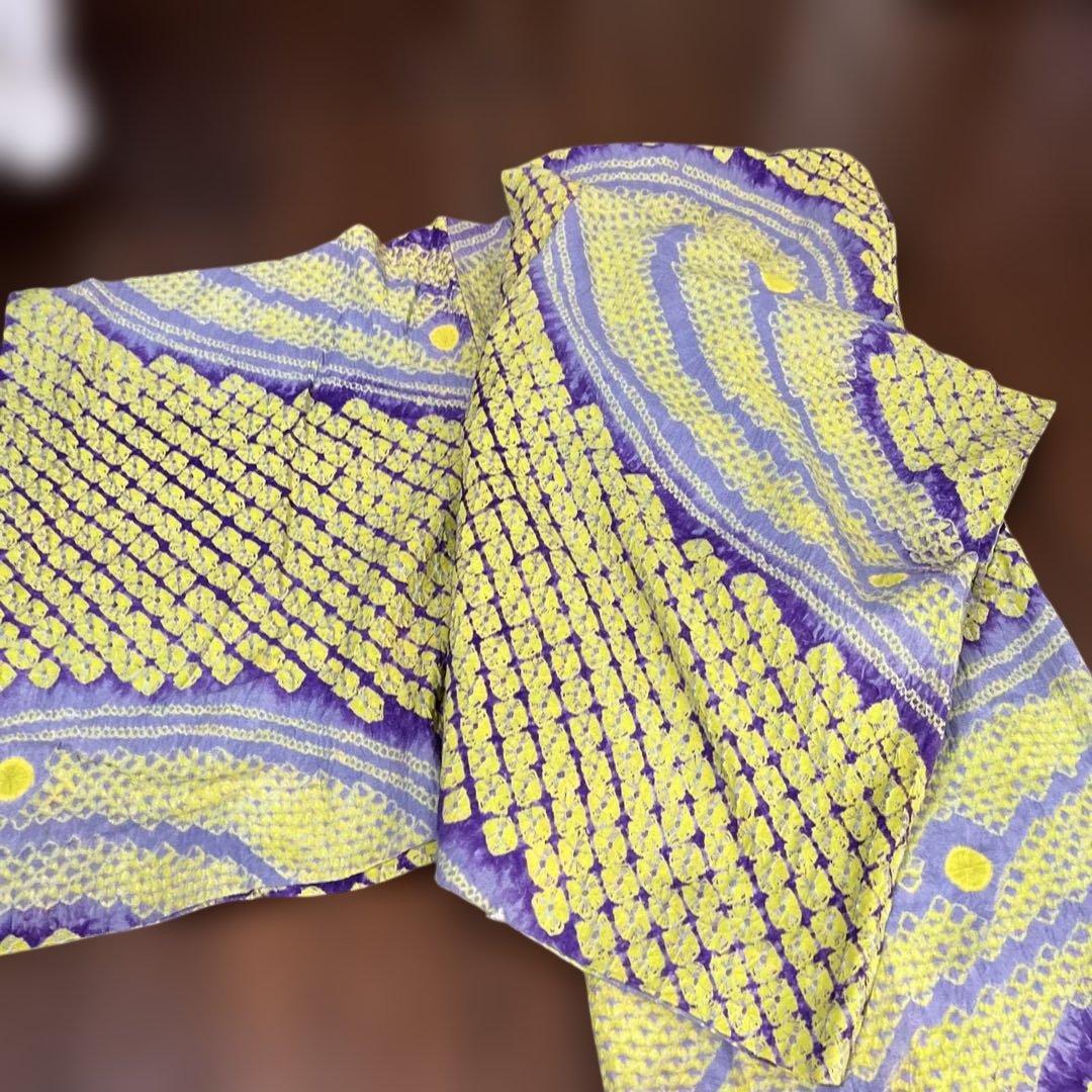 仕立て絞り浴衣　着丈160