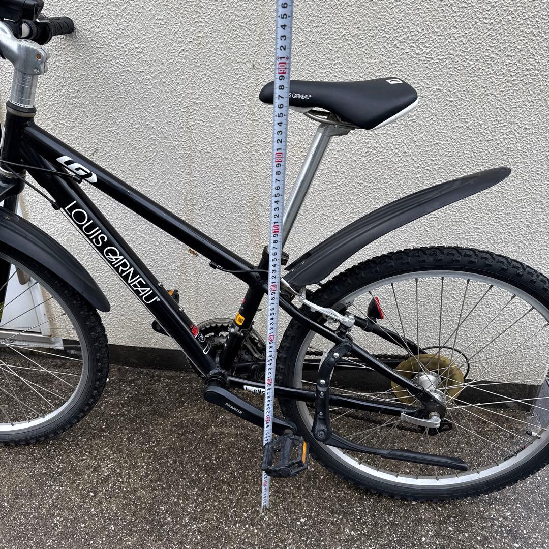 ルイガノ　24インチ　子ども用　自転車　黒