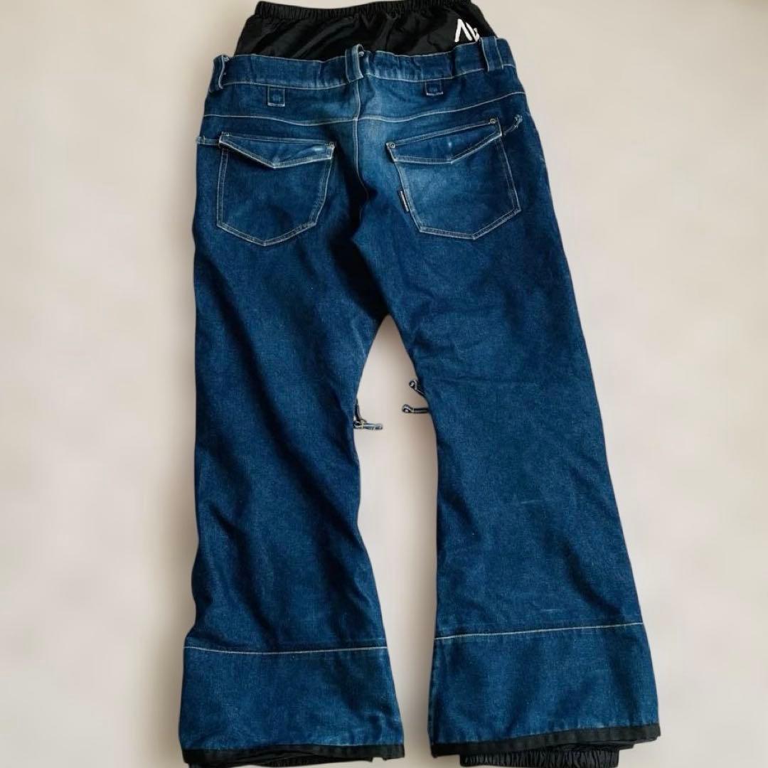 AA HARDWEAR ダブルエー　スノボウェア　リアルデニム　M ユニセックス
