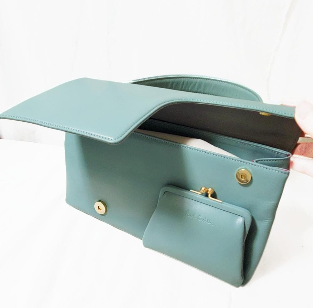 Paul Smith ミントグリーン ハンドバッグ　パーティー　結婚式