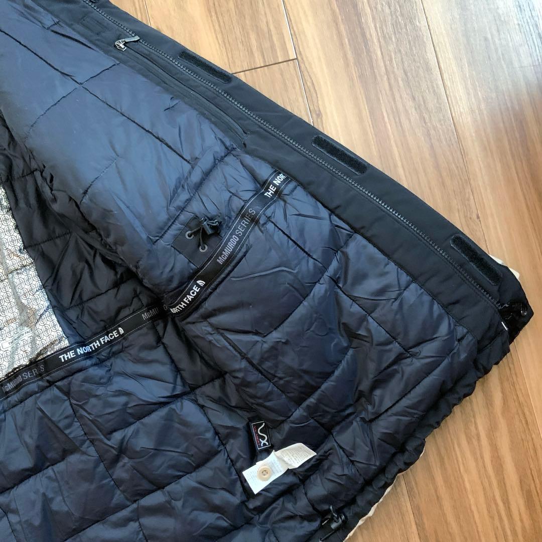 LノースフェイスVXベージュマクマードダウンジャケットパーカーファー付