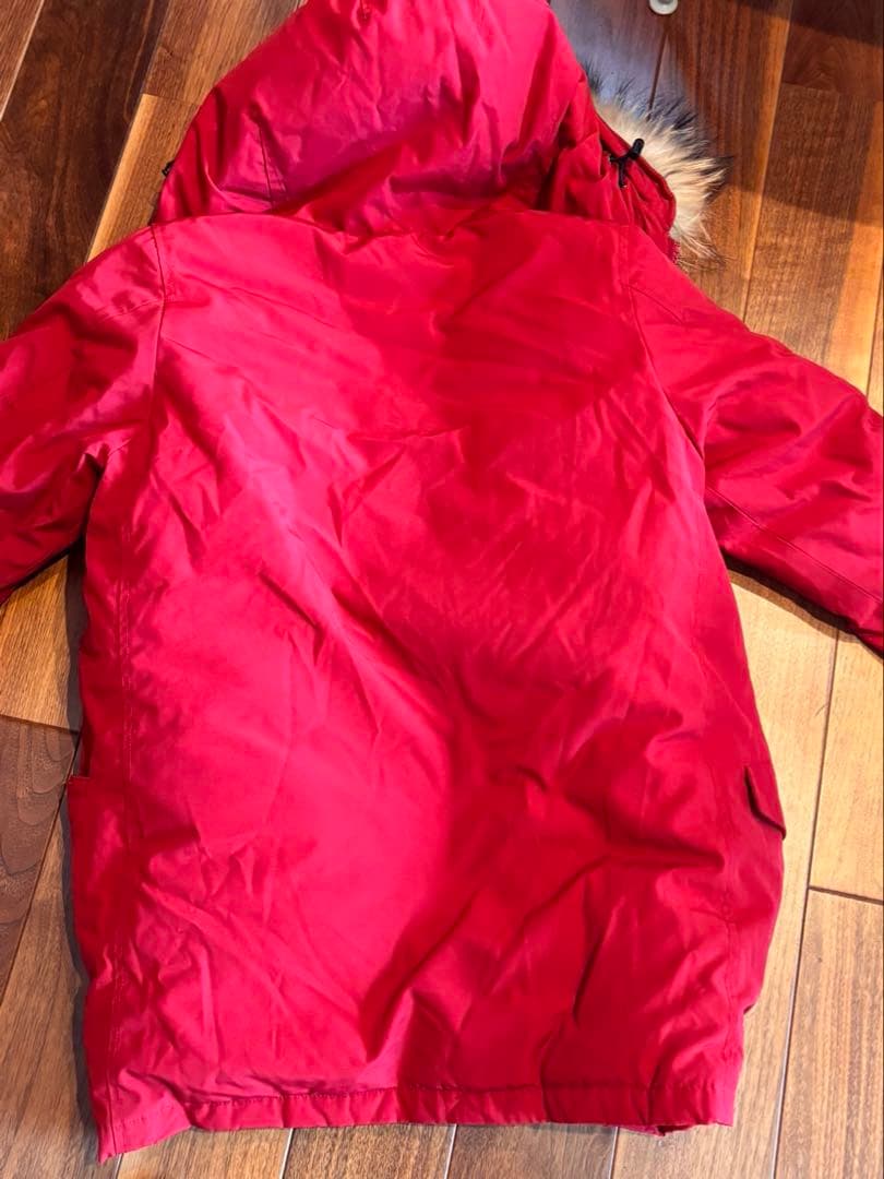 ダントンDANTON タッサーダウンジャケット　赤　38