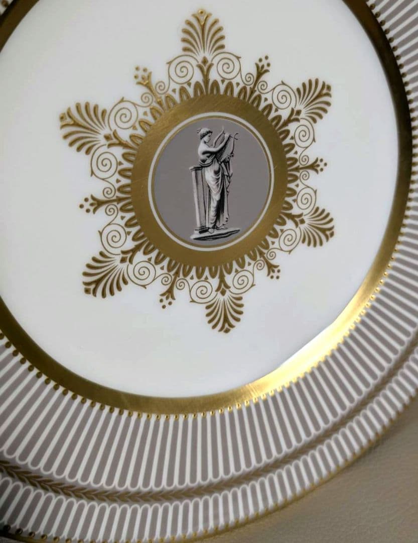 ウェッジウッド アンセミオン グレイ 23cm プレート