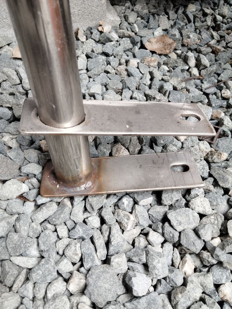 ステンレス製バンパーポール2本セット!!