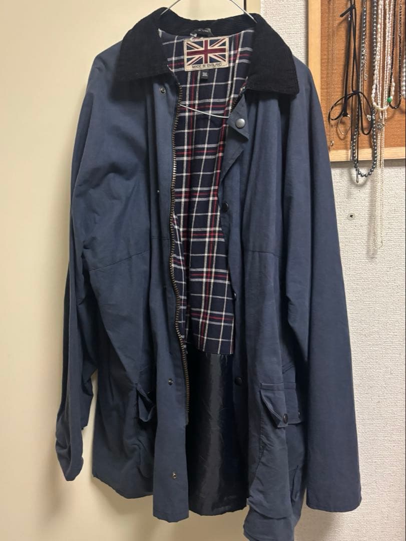 【最終値下げ】ハンティングジャケット ブルー 紺