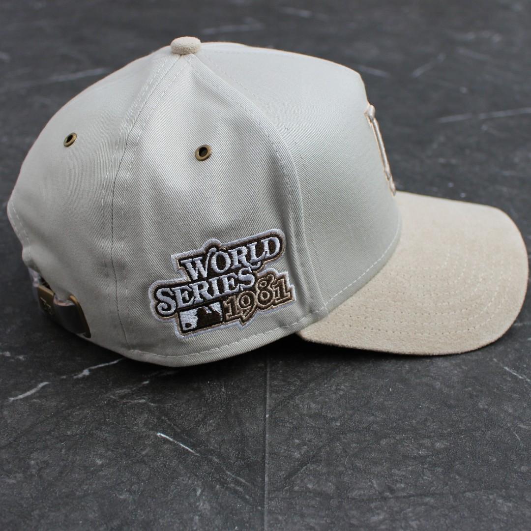 海外モデル NEW ERA LA ドジャース キャップ 上品 スエードバイザー