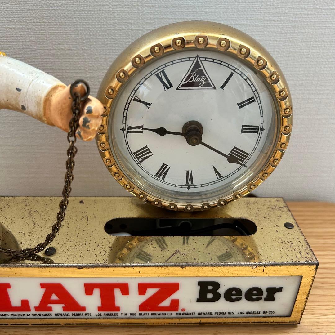 【動作品】Blatz Beer 50s ヴィンテージライト　希少品