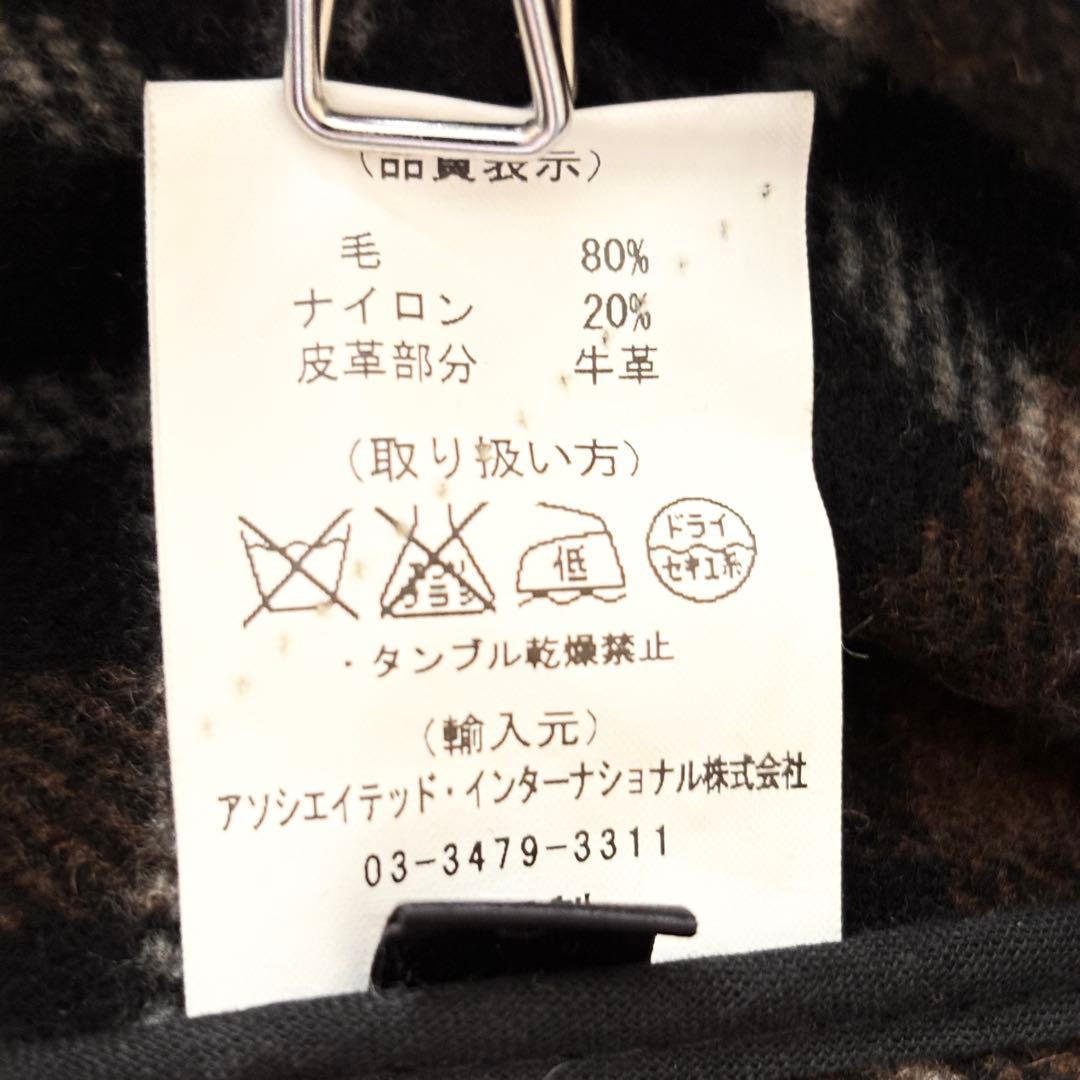 Gloverall グローバーオール ダッフルコート S キャメル チェック