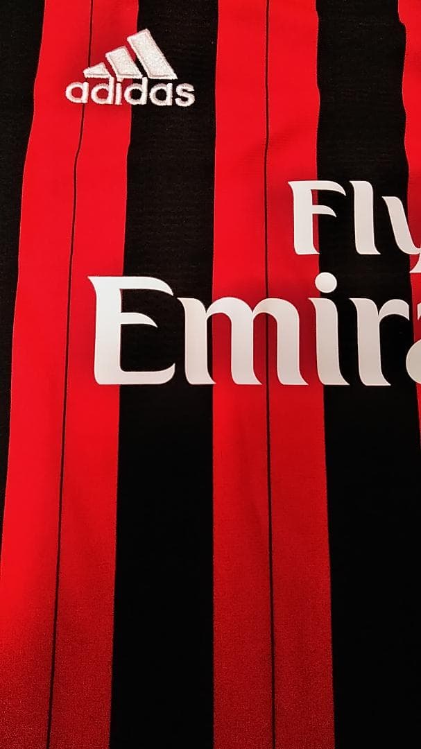 新品 ACミラン 13 14 UCL ユニフォーム ホーム 長袖 XL 4XO