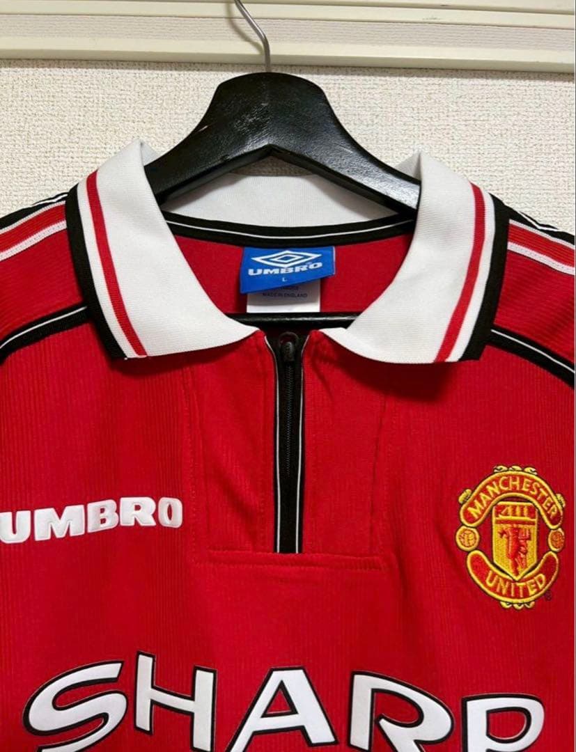 Umbro マンチェスター・ユナイテッド シャツ L 赤