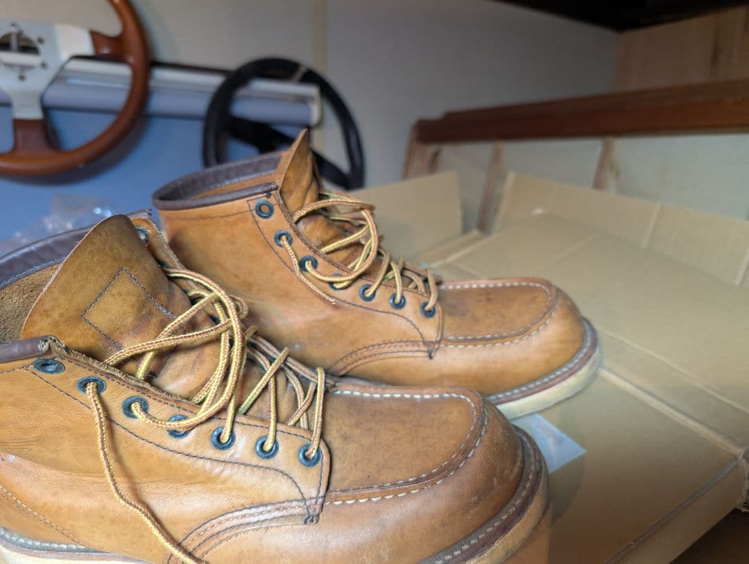 REDWING　レッド・ウィング　ブラウンレザー エンジニアブーツ　875