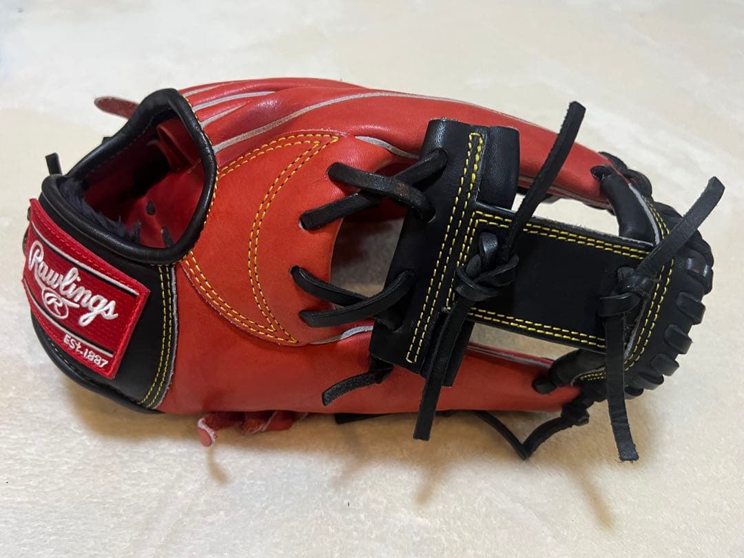 ローリングス 硬式用 グローブHOH R2G 内野手用 赤 レッド