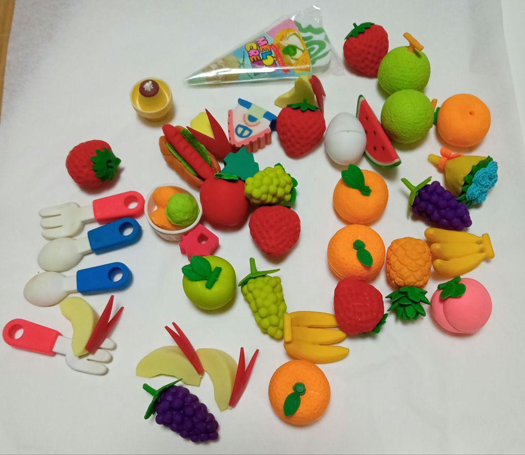 食べ物・フルーツ・野菜消しゴムセット