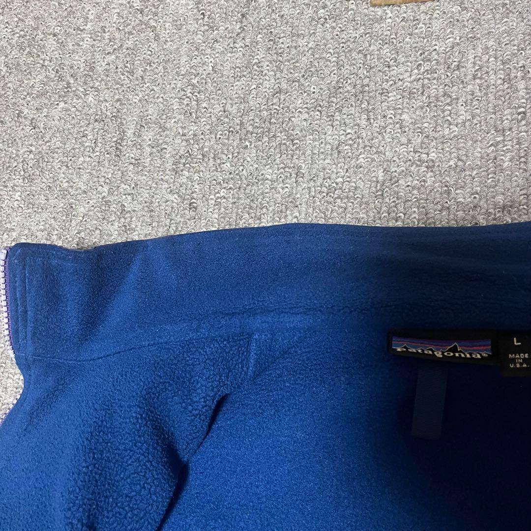 極美品90s パタゴニア シェルドシンチラ ジャケット L 紫 USA製