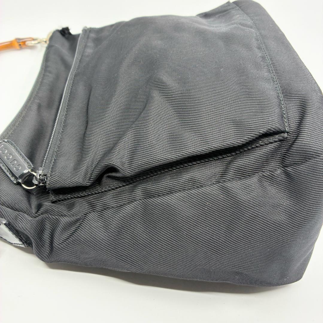 GUCCI グッチ バンブー ハンドバッグ 黒 ブラック A1359A1