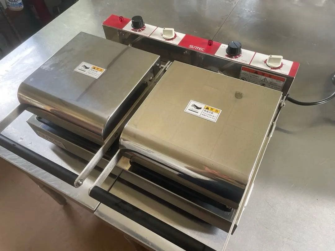 マ*サ様 【動作確認済】Suntec ホットサンドメーカー 2プレート