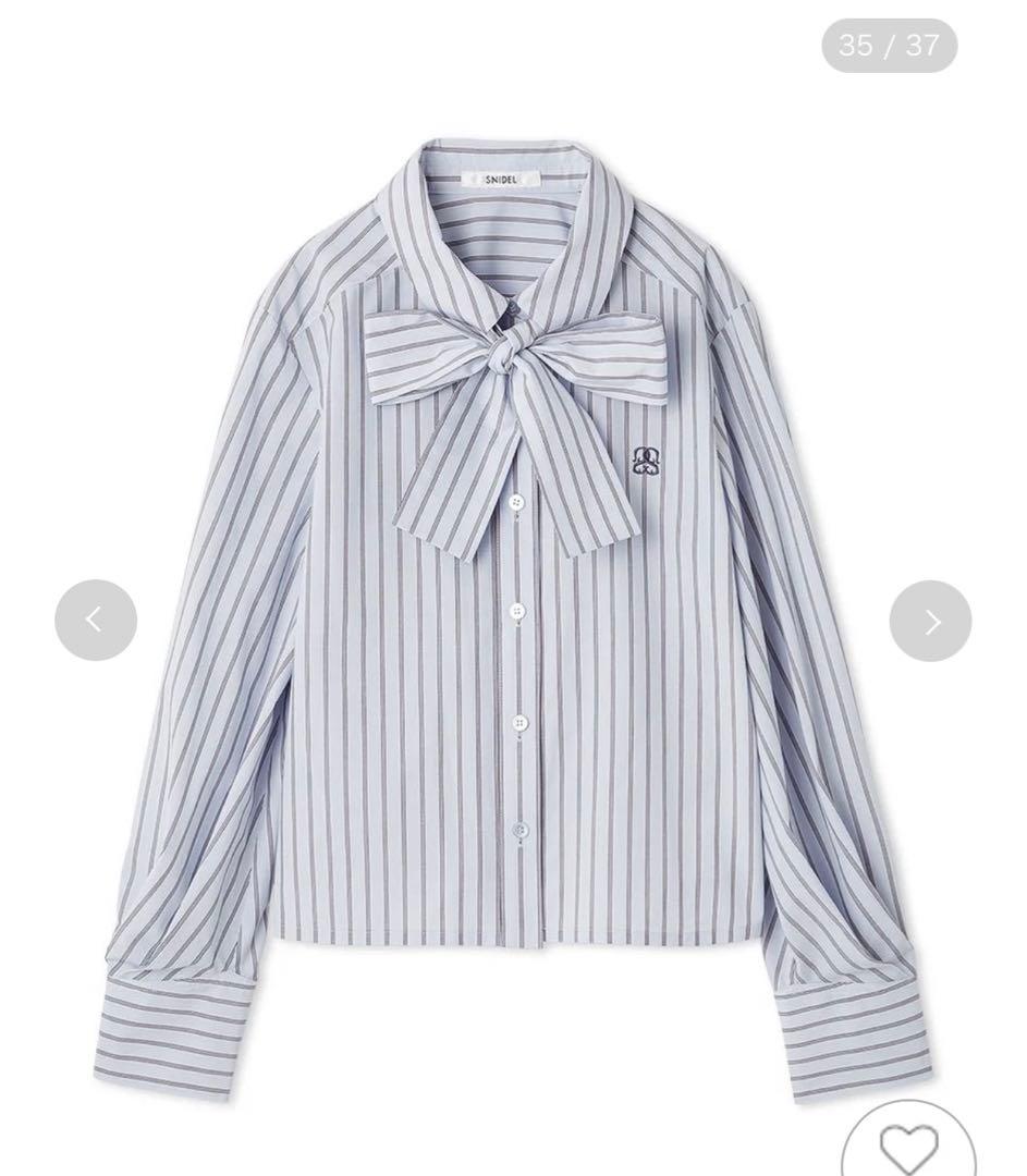 SNIDEL スナイデル ボウタイシャツ