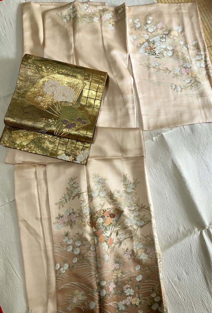 【新品未使用】大晦日・元旦限定価格！入学式卒業式七五三結婚式　上品ピンク訪問着！