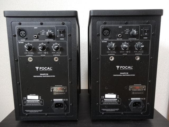 【美品】Focal shape 50 プロフェッショナルモニタースピーカー