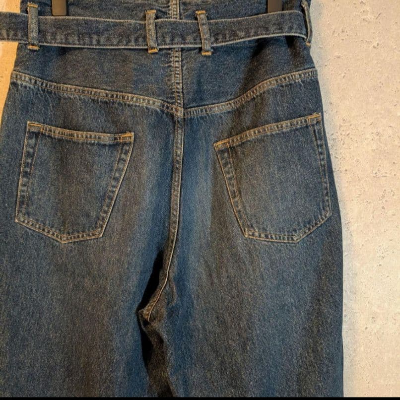 【doublet】SILK DENIM WIDE TAPERED TROUSER