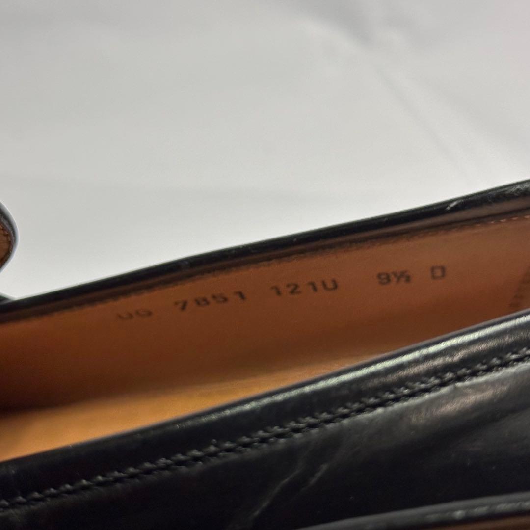 フェラガモ☆メンズ☆革靴☆レザーローファー☆ブラック☆サイズ9.5 D☆186