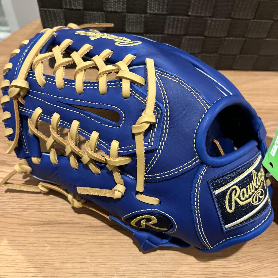 新品 値下げ中軟式少年用ローリングスJr.ハイパーテック インディゴ 左投げ