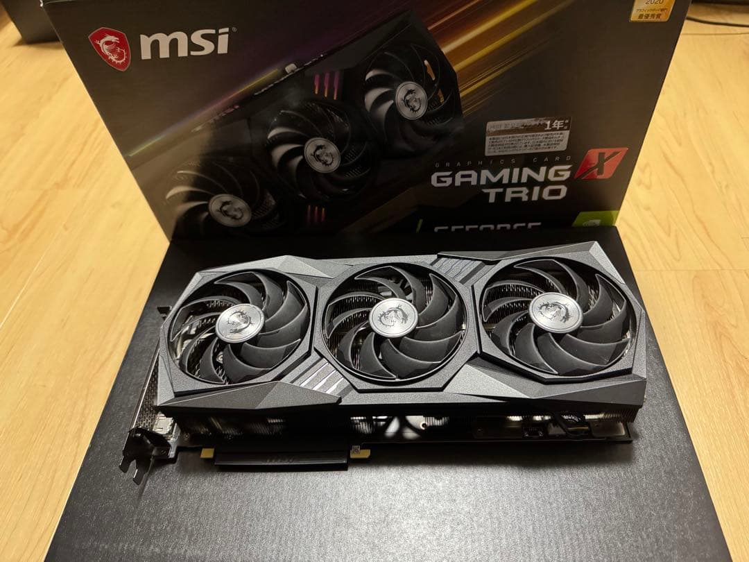 グラフィックボード・グラボ・ビデオカード MSI GeForce RTX3080 GAMING X TRIO 10G