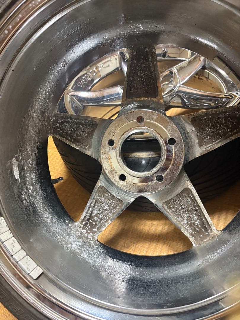 お値下げ更新済！稀少！ポラリス デコルサホイールセット4本　17インチ7.5J