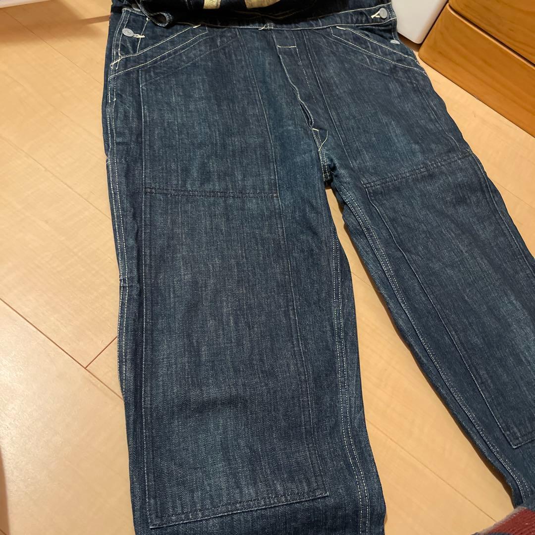 エヴィス EVISU デニムオーバーオール