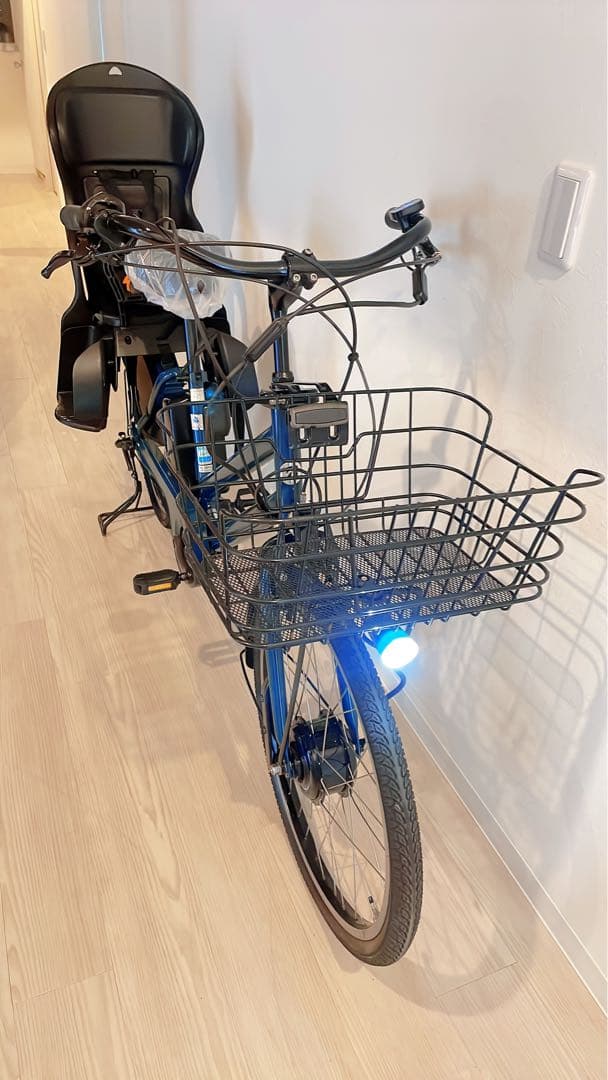 BRIDGESTONE24/20インチ電動アシスト自転車-ブルー,一体型3段変速