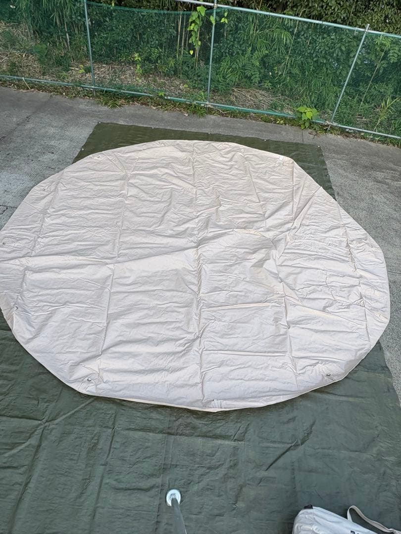 美品 ノルディスク アスガルド ジップインフロアーセットセット 薪ストーブ加工