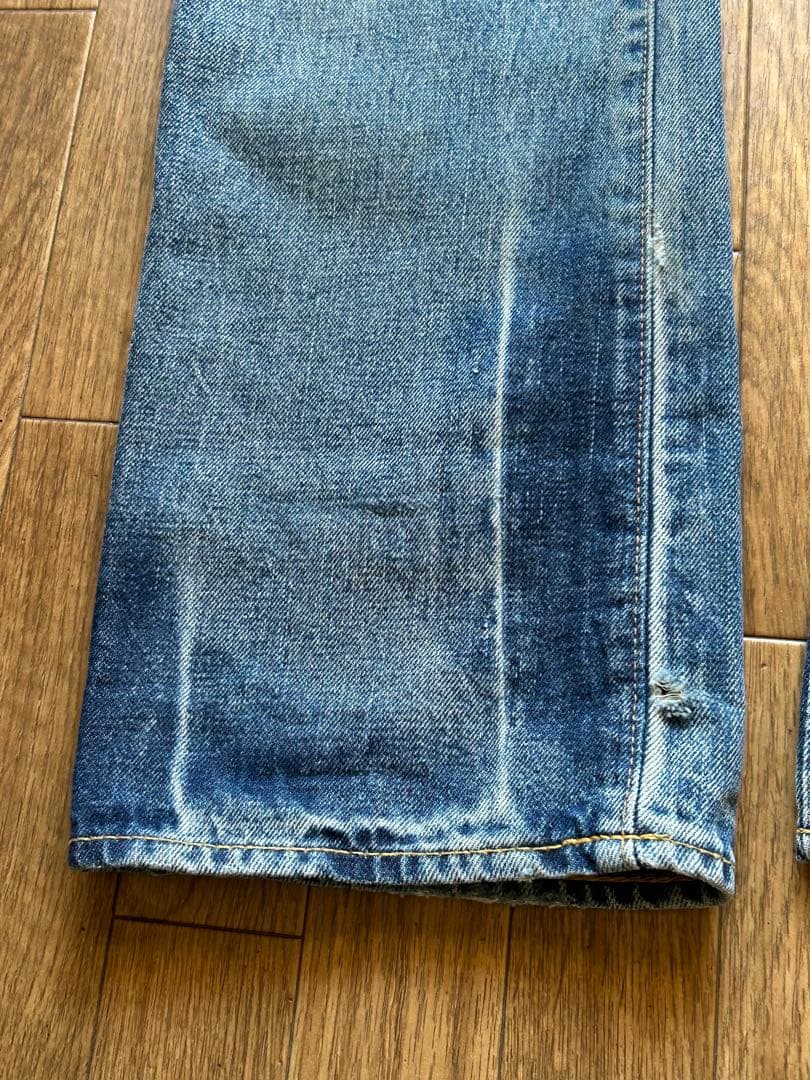 アメリカ製 RRL ダメージ加工デニム W31ダブルアールエル