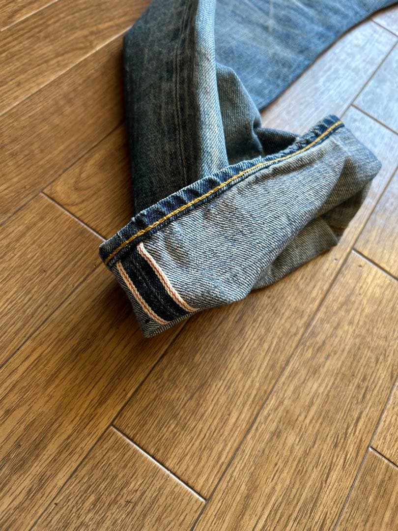 アメリカ製 RRL ダメージ加工デニム W31ダブルアールエル