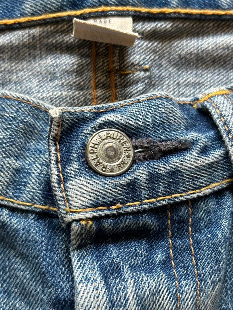 アメリカ製 RRL ダメージ加工デニム W31ダブルアールエル