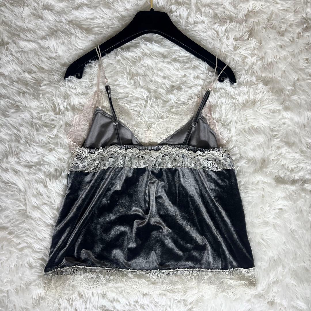 美品✨アメリ AMERI VELOUR CAMI SET LACE TOP