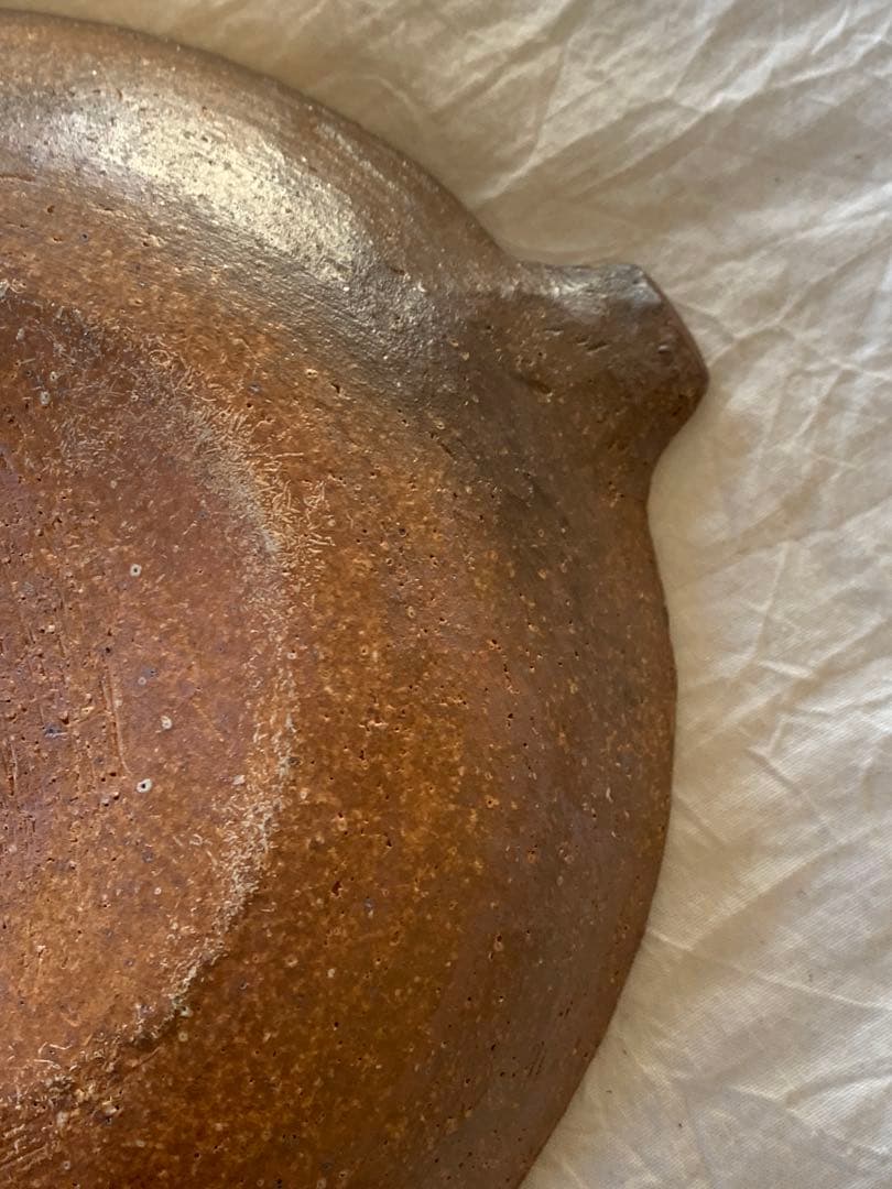 石原稔久さん　鹿絵付鉢　皿　22cm