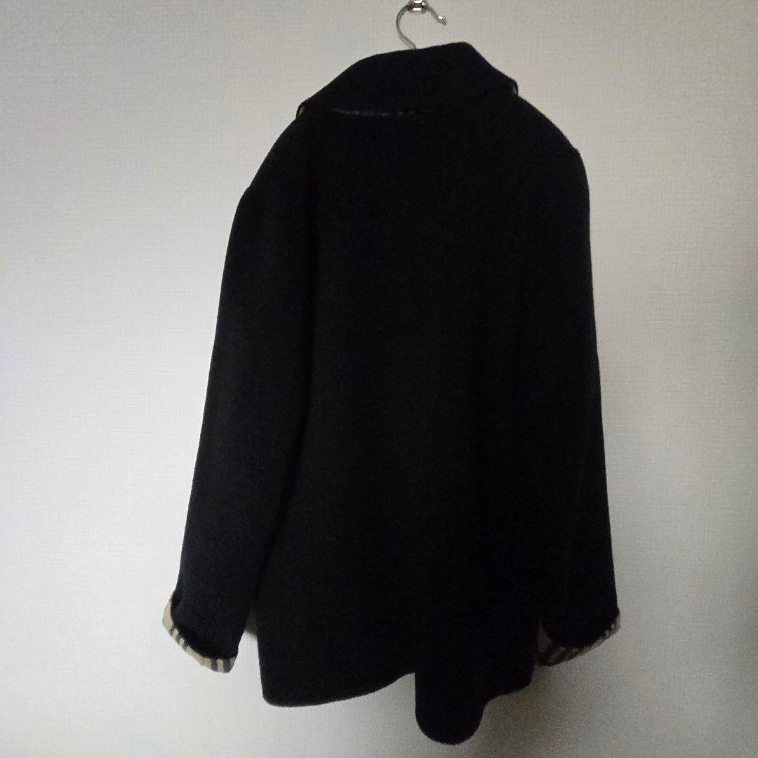 【SALE】バーバリー ダブルフェイス コートウール カシミヤ ノバチェック