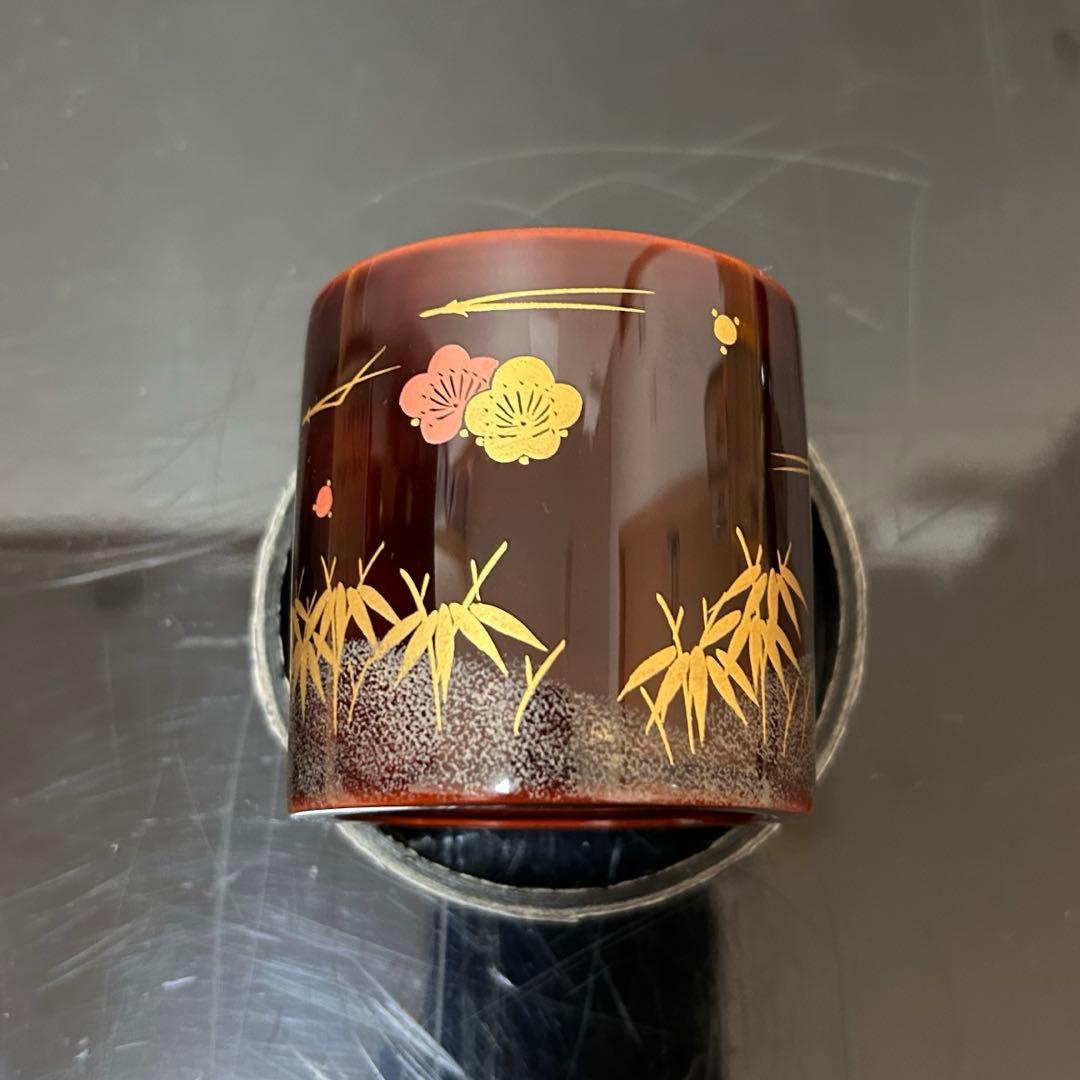 松竹梅蒔絵金輪寺茶器　茶道具懐石茶箱鵬雲斎坐忘斎淡々斎即中斎而妙斎香合水指棗茶碗