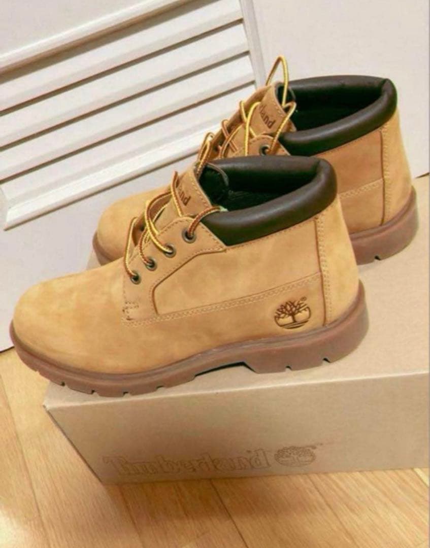 Timberland ベージュ　ワークブーツ