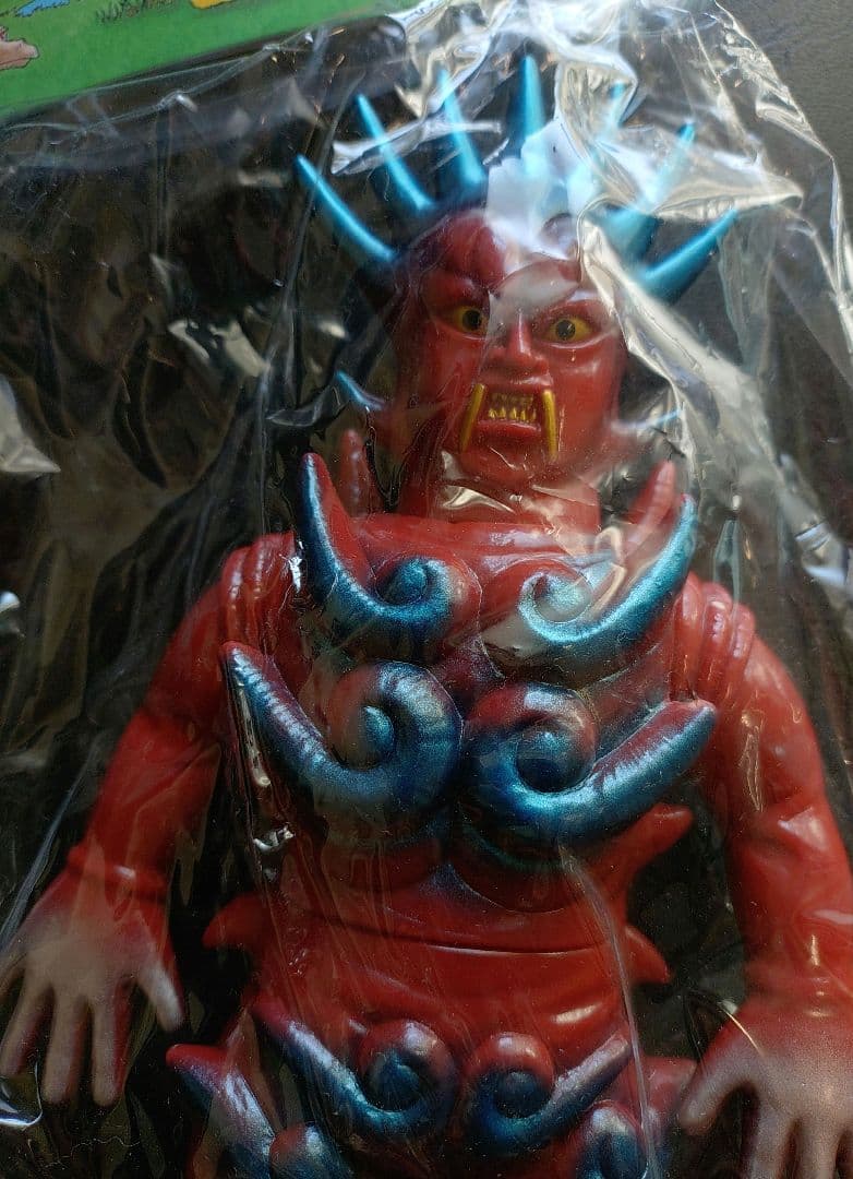 新品やまなや怪獣郷ソフビ二面凶悪怪獣アシュラン　ウルトラマンレオ